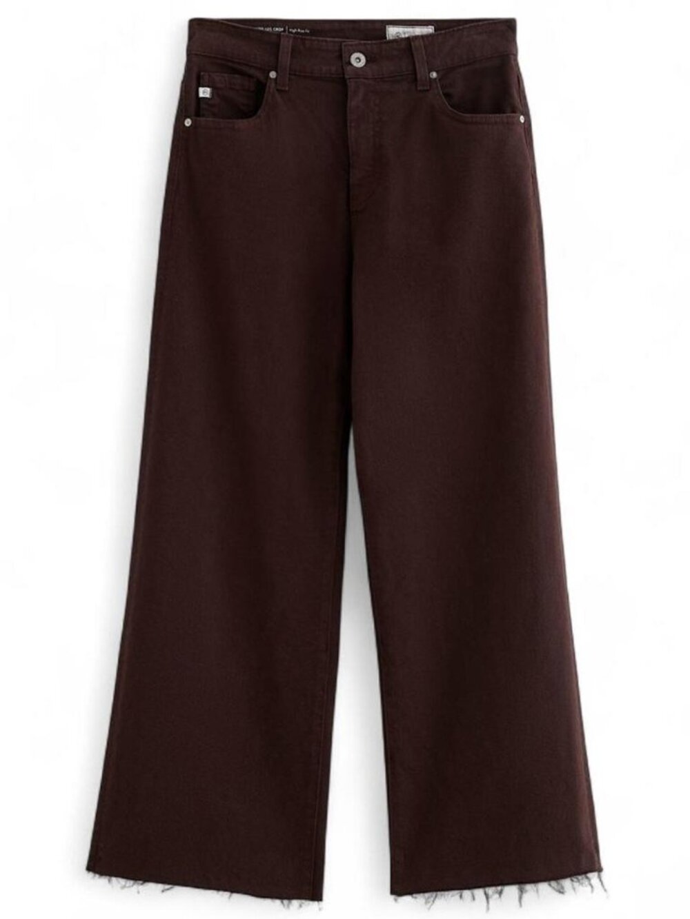 AG Saige Wide Leg Brown Jeans